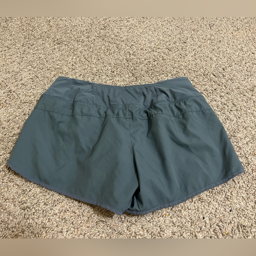 Patagonia Women’s Athletic Shorts Dark Teal Size Small Liner Outdoor Hiking Run - Picture 2 of 7